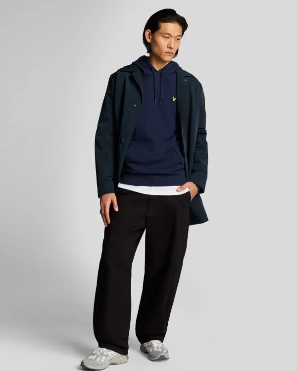Lyle & Scott Kapuzenpullover<Adlerkopf Pullover Hoodie Marine