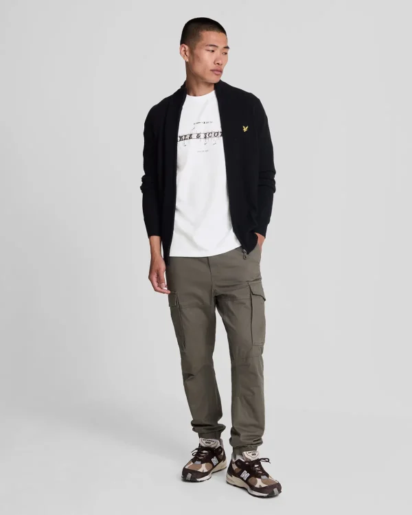 Lyle & Scott Vermächtnis | T-shirts<Anatomie der Schrift Grafik T-Shirt White
