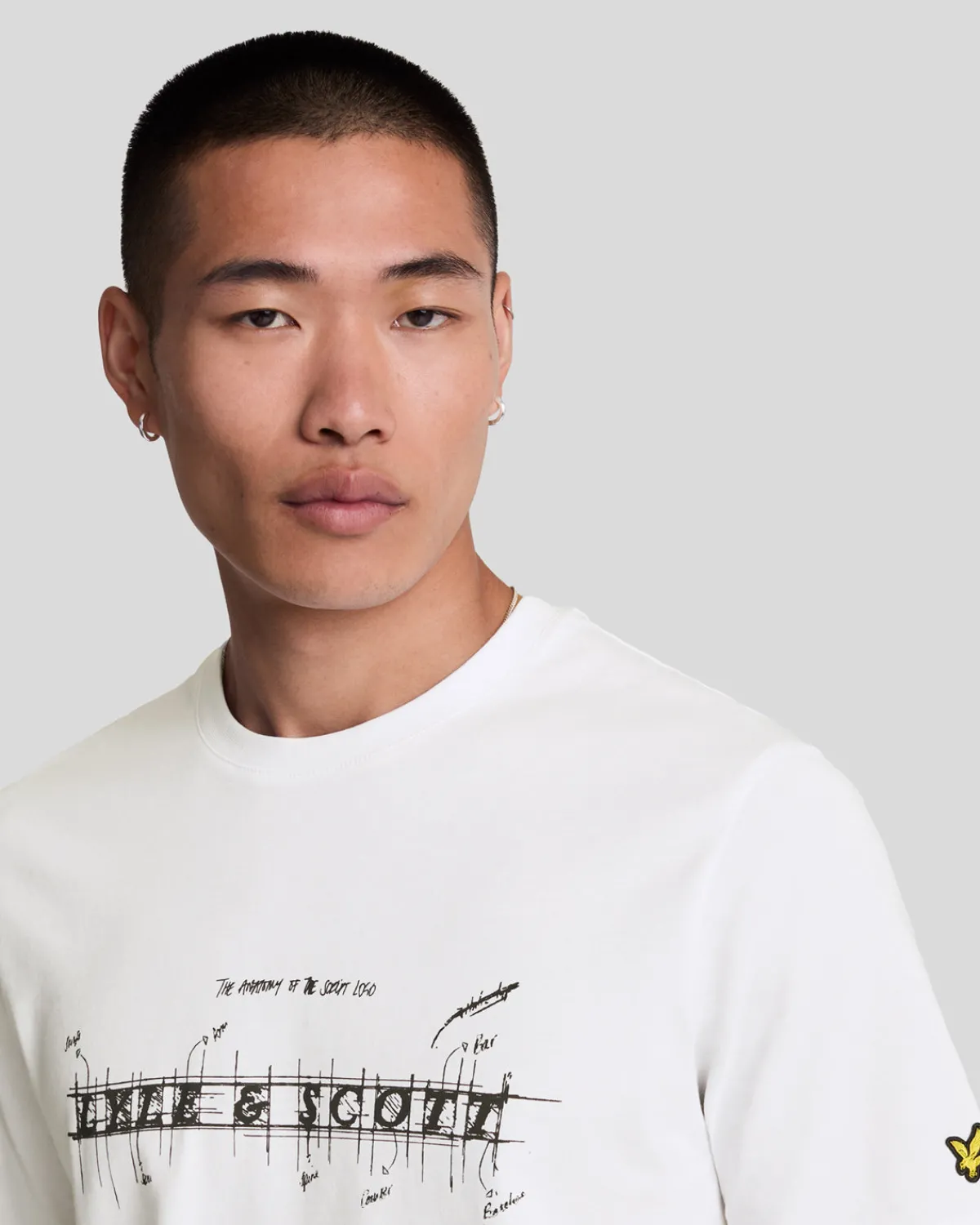 anatomie_der_schrift_grafik_tshirt_3.webp Lyle & Scott Vermächtnis | T-shirts<Anatomie der Schrift Grafik T-Shirt White
