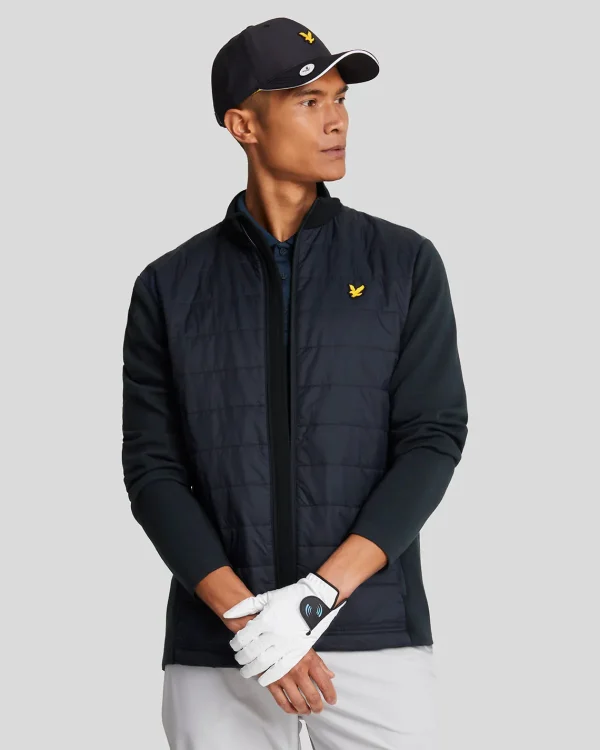 Lyle & Scott Golf<Baffle gesteppte Golf Jacke mit durchgehendem Reißverschluss DarkNavy