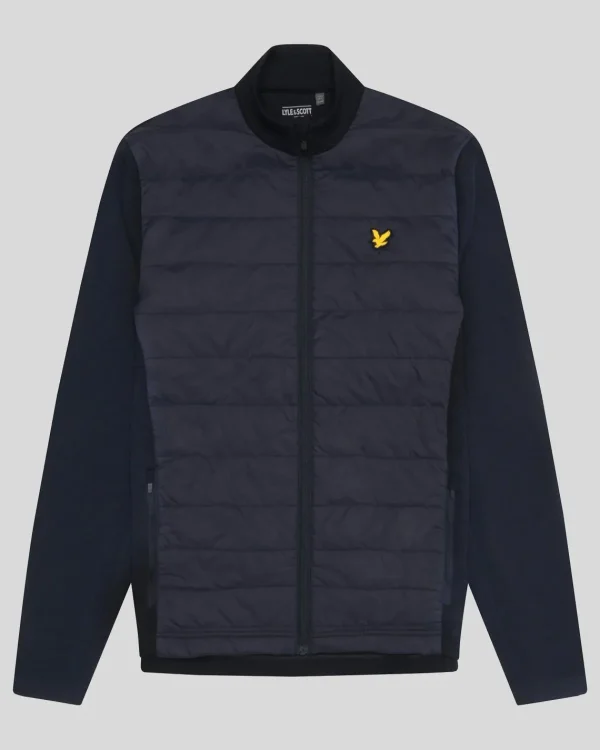 Lyle & Scott Golf<Baffle gesteppte Golf Jacke mit durchgehendem Reißverschluss DarkNavy