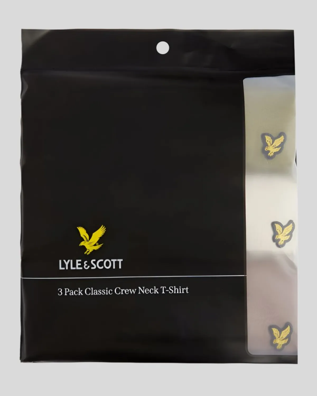 basic_er_pack_tshirt_1-4.webp Lyle & Scott Geschenk-sets<Basic 3er Pack T-Shirt GetrockneterKräuter/Bimsstein/Geweih
