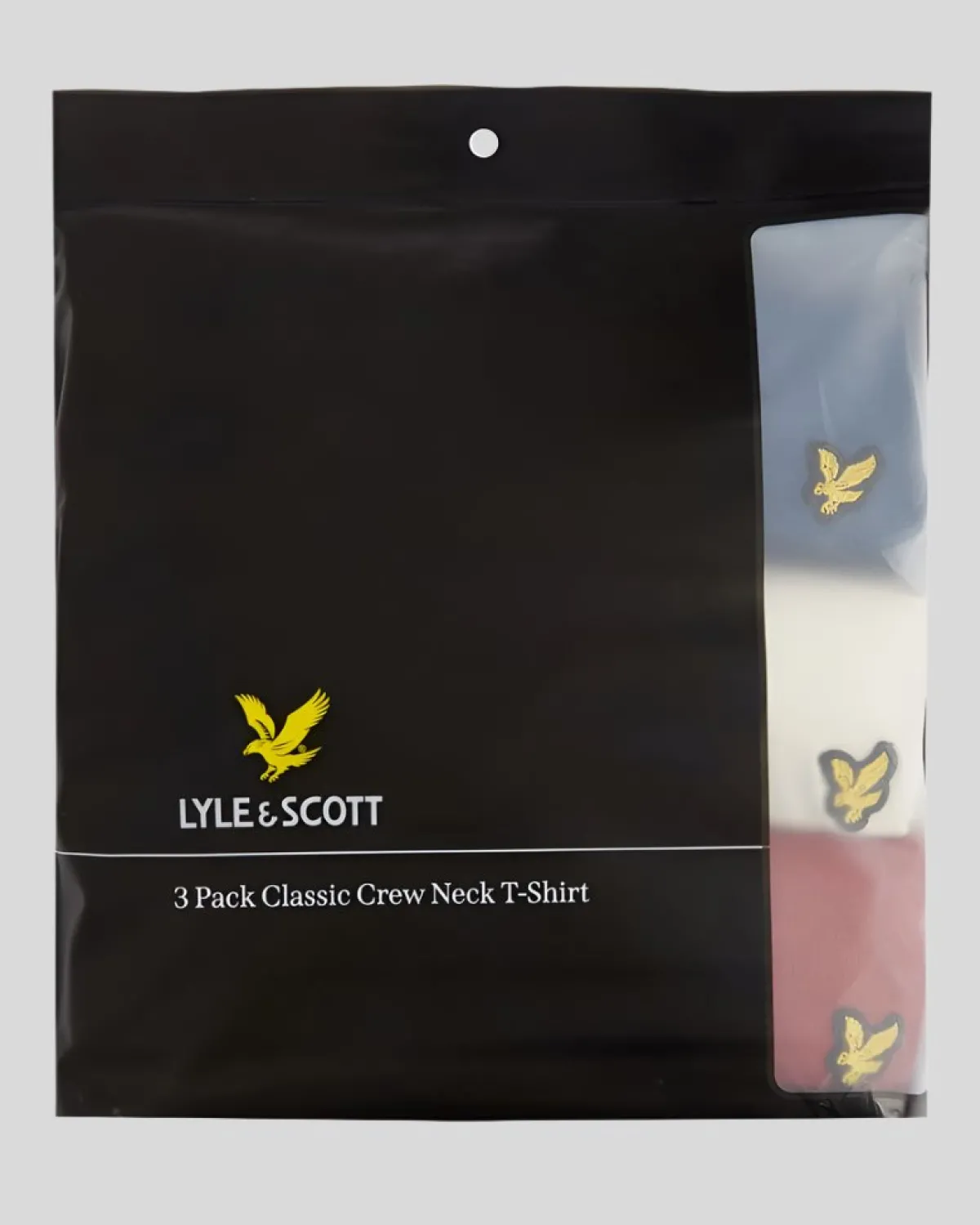 basic_er_pack_tshirt_2-2.webp Lyle & Scott Geschenk-sets<Basic 3er Pack T-Shirt DunklerDenim/Jet-Stream/Erderot