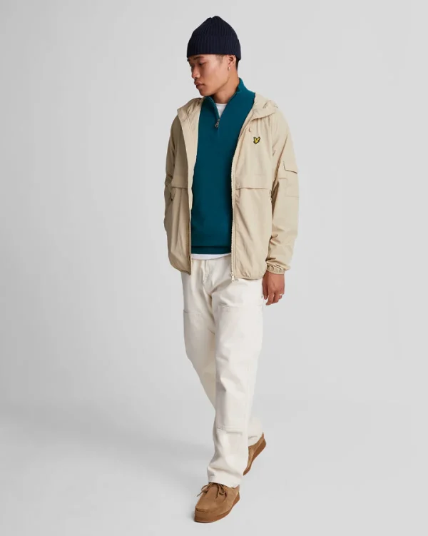 Lyle & Scott Pullover & Strickwaren<Baumwolle Merino 1/4 Reißverschluss Pullover ApresNavy