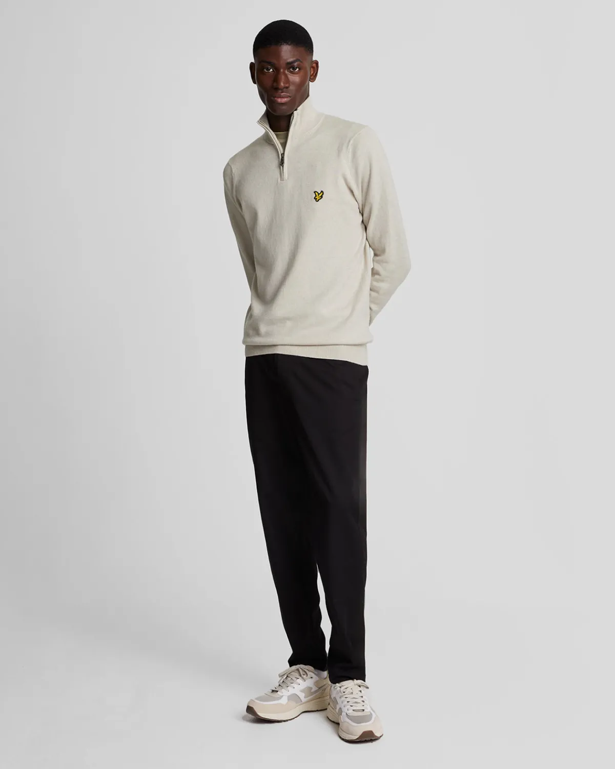 baumwolle_merino__reiverschluss_pullover_1-2.webp Lyle & Scott Pullover & Strickwaren<Baumwolle Merino 1/4 Reißverschluss Pullover Cove