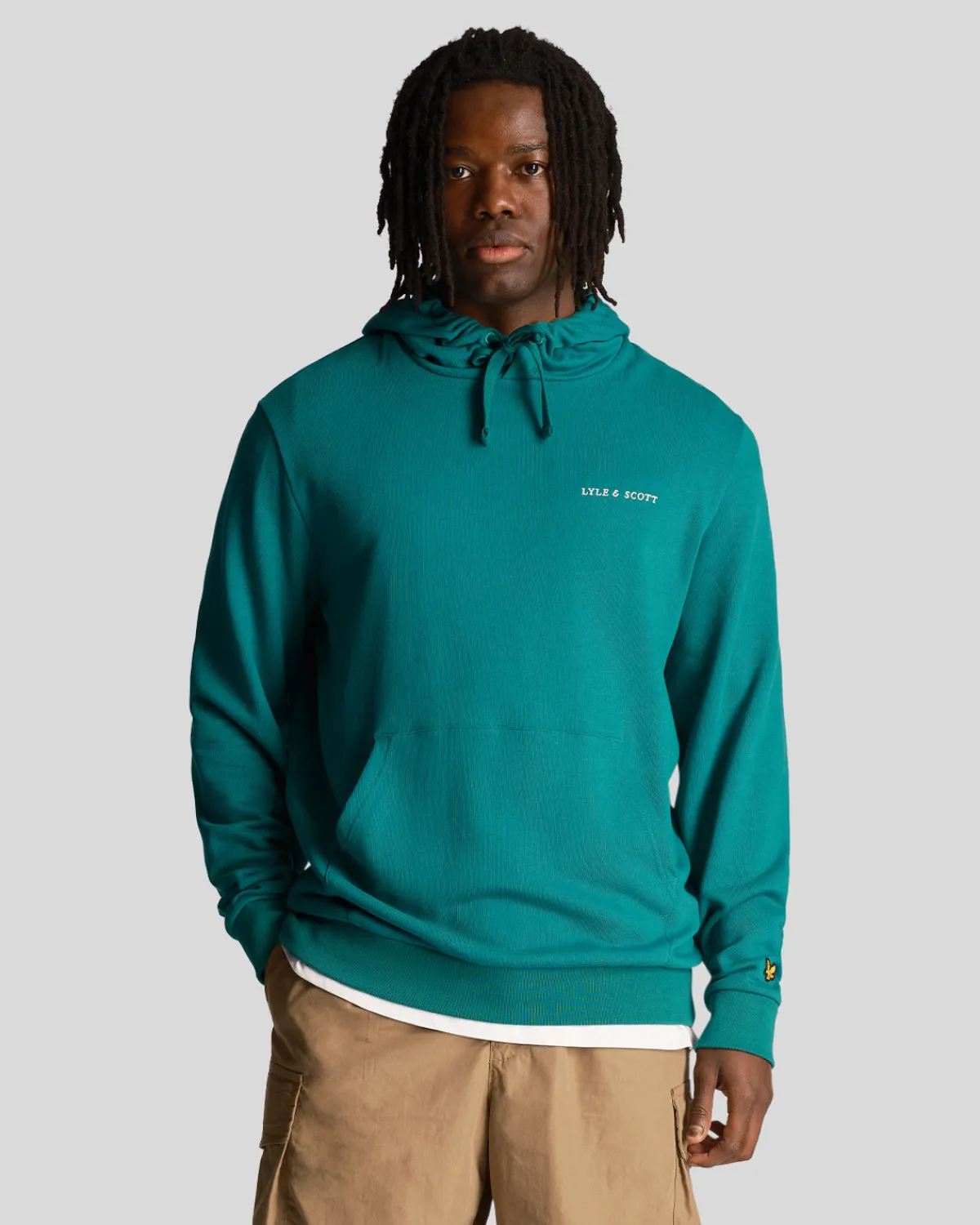 bestickter_loopbackkapuzenpullover_0.webp Lyle & Scott Drehbuchsticke | Kapuzenpullover<Bestickter Loopback-Kapuzenpullover Gerichtsgrün