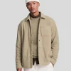 Lyle & Scott Drehbuchsticke<Besticktes Fleece Überhemd SageUniform