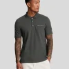 Lyle & Scott Drehbuchsticke | Polohemden<Besticktes Polohemd Gunmetal/Cove