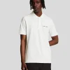 Lyle & Scott Drehbuchsticke | Polohemden<Besticktes Polohemd White/JetBlack