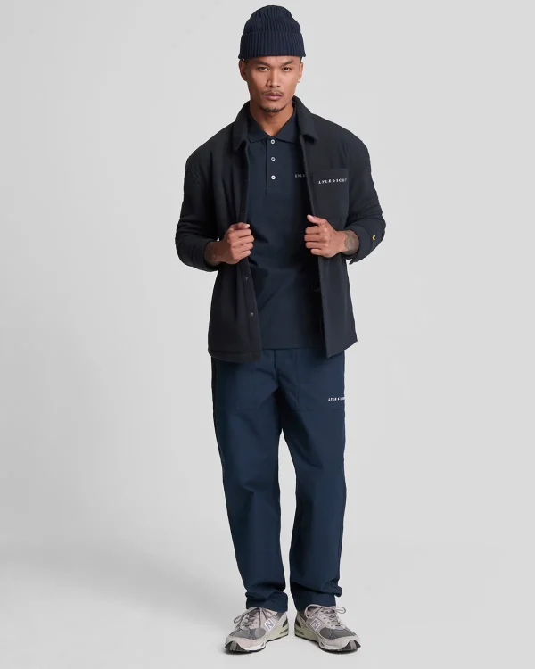 Lyle & Scott Drehbuchsticke | Polohemden<Besticktes Polohemd DarkNavy/Cove