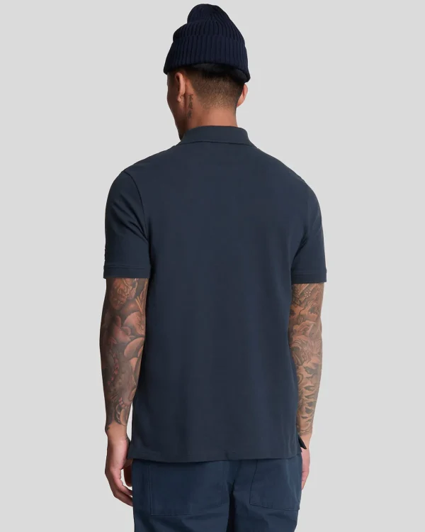 Lyle & Scott Drehbuchsticke | Polohemden<Besticktes Polohemd DarkNavy/Cove