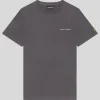 Lyle & Scott Groß & Groß | Übergrößen<Besticktes T-Shirt Gunmetal/Cove