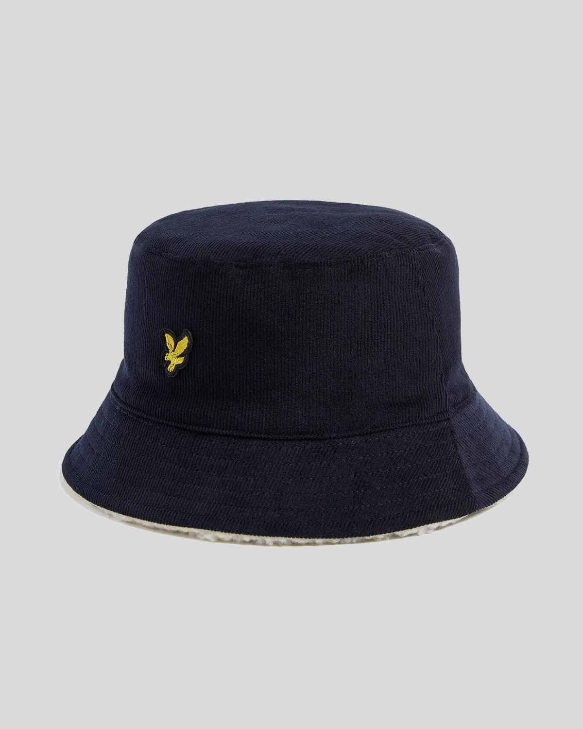 borgcord_wendehut_fr_kinder_0.webp Lyle & Scott Zubehör Für Kinder<Borg/Cord Wendehut für Kinder DarkNavy