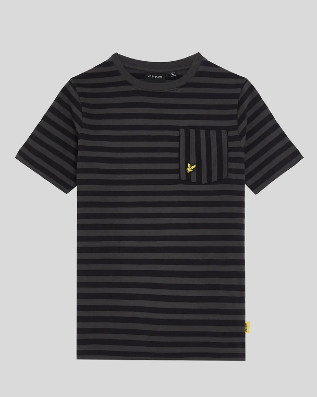 bretonisches_tshirt_fr_kinder_0.webp Lyle & Scott Kinder Polos & T-shirts<Bretonisches T-Shirt für Kinder JetBlack