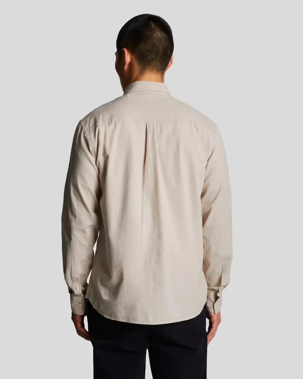 Lyle & Scott Hemden<Button Down Hemd aus Baumwolle und Leinen Bucht