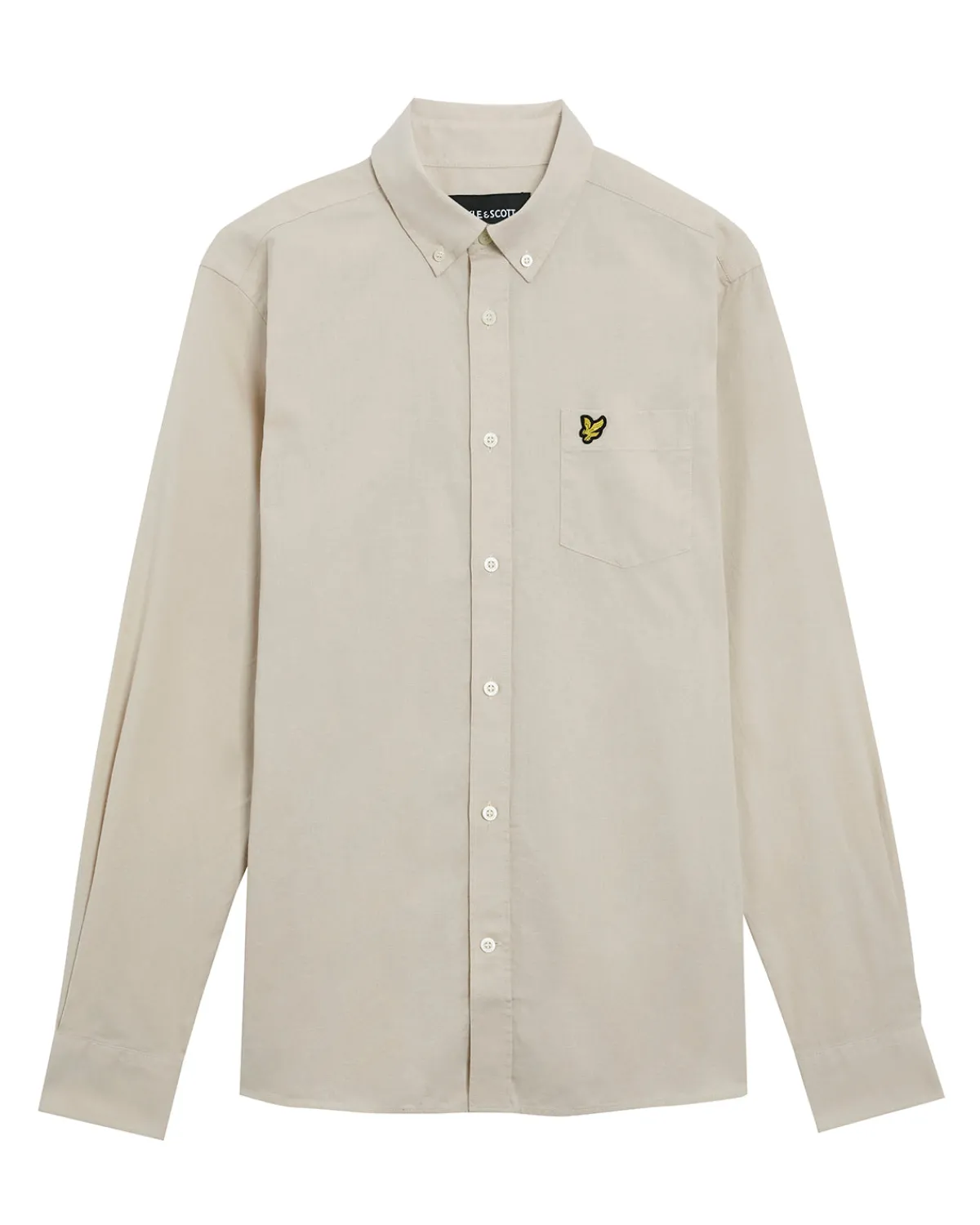 button_down_hemd_aus_baumwolle_und_leinen_4.webp Lyle & Scott Hemden<Button Down Hemd aus Baumwolle und Leinen Bucht