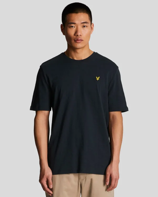 Lyle & Scott Vermächtnis | T-shirts<Chunky Slub T-Shirt DunkleMarine