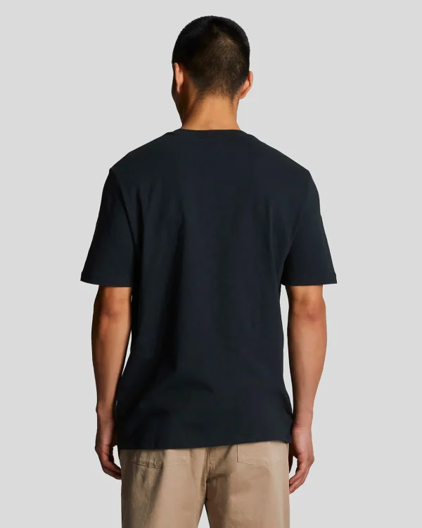 Lyle & Scott Vermächtnis | T-shirts<Chunky Slub T-Shirt DunkleMarine