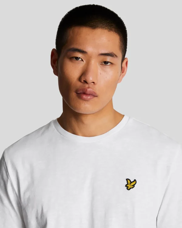 Lyle & Scott Vermächtnis | T-shirts<Chunky Slub T-Shirt Weiss