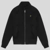 Lyle & Scott Groß & Groß | Übergrößen<Double Face Wolle Harrington Jacke JetBlack