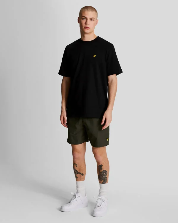 Lyle & Scott Kurze Hosen<Einfarbige Badeshorts Olive