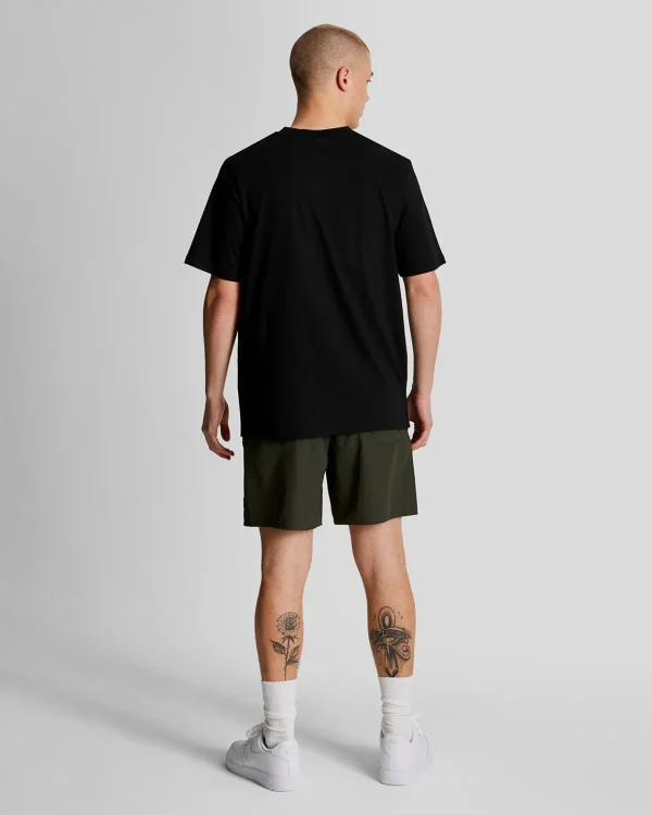 Lyle & Scott Kurze Hosen<Einfarbige Badeshorts Olive