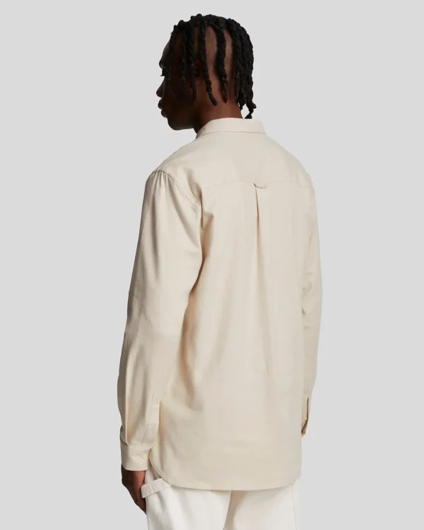 Lyle & Scott Hemden<Einfarbiges Flanellhemd Bucht