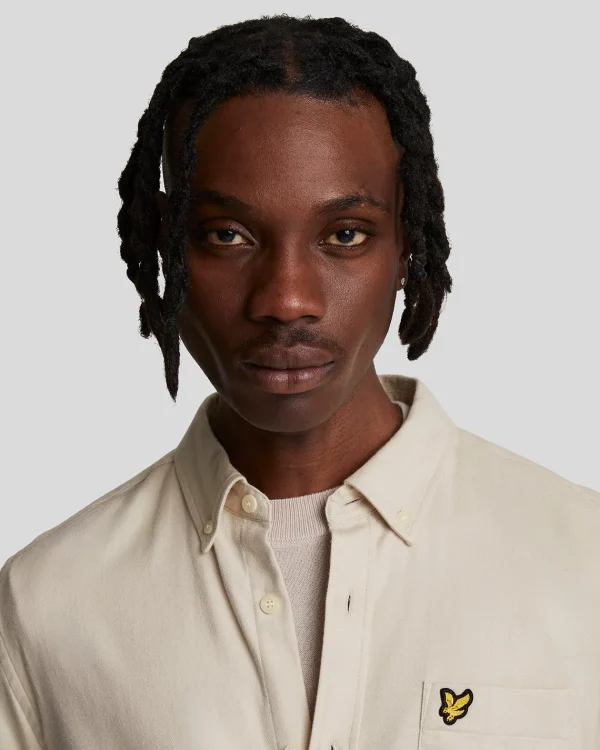 Lyle & Scott Hemden<Einfarbiges Flanellhemd Bucht
