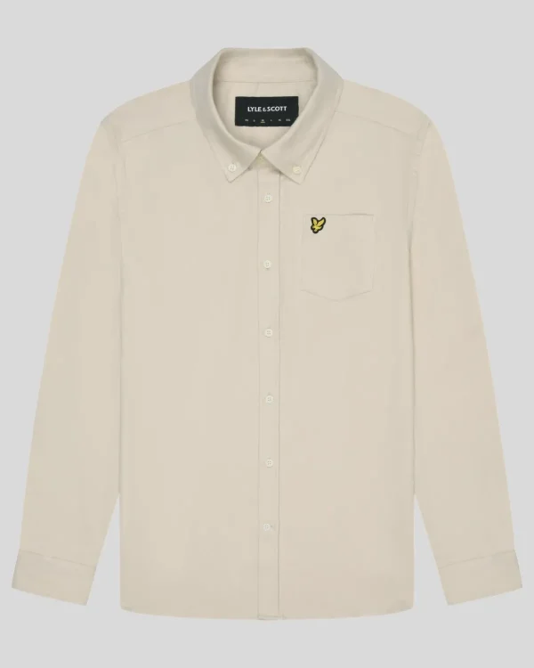 Lyle & Scott Hemden<Einfarbiges Flanellhemd Bucht