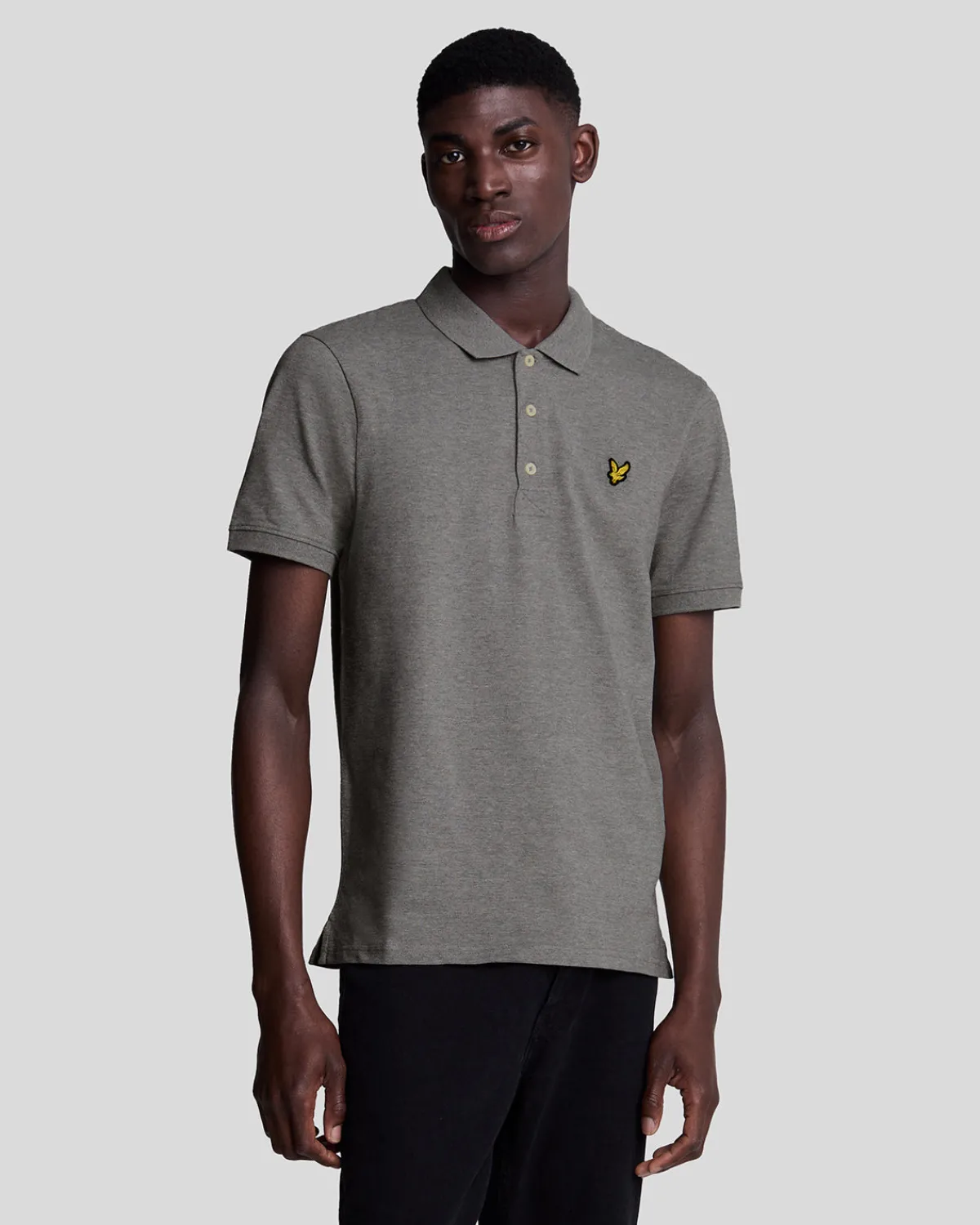 einfarbiges_polohemd_0-1.webp Lyle & Scott Grundlegendes | Polohemden<Einfarbiges Polohemd MidGreyMargel