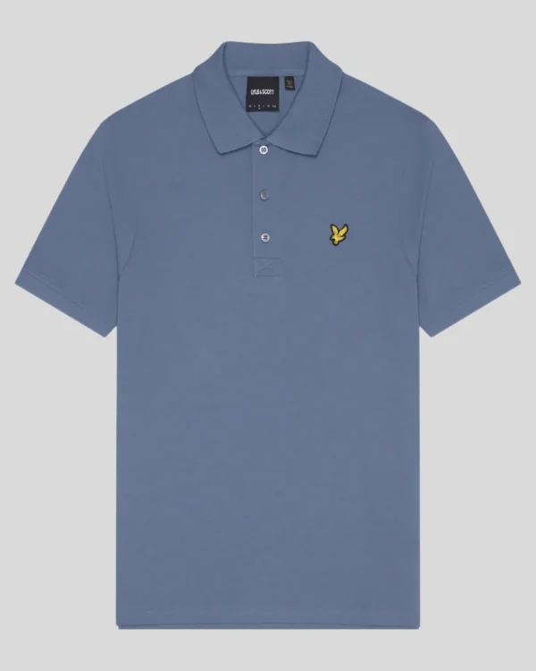 Lyle & Scott Groß & Groß | Übergrößen<Einfarbiges Polohemd MistBlue