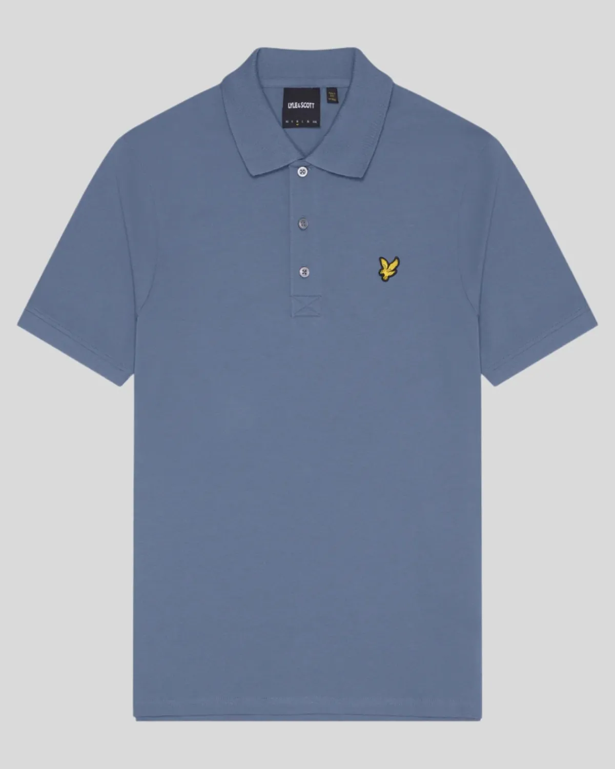 einfarbiges_polohemd_0-14.webp Lyle & Scott Groß & Groß | Übergrößen<Einfarbiges Polohemd MistBlue
