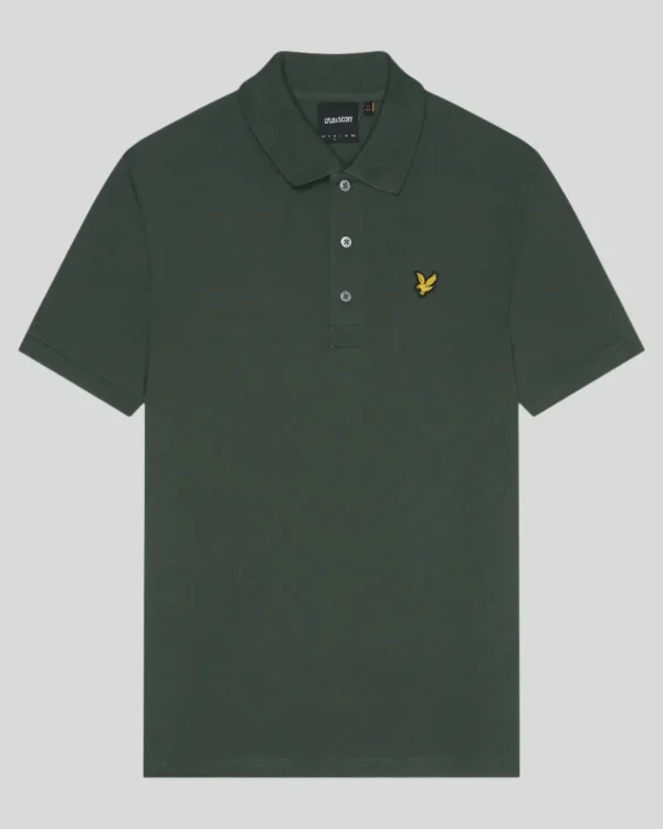 Lyle & Scott Groß & Groß | Übergrößen<Einfarbiges Polohemd DeepGreen
