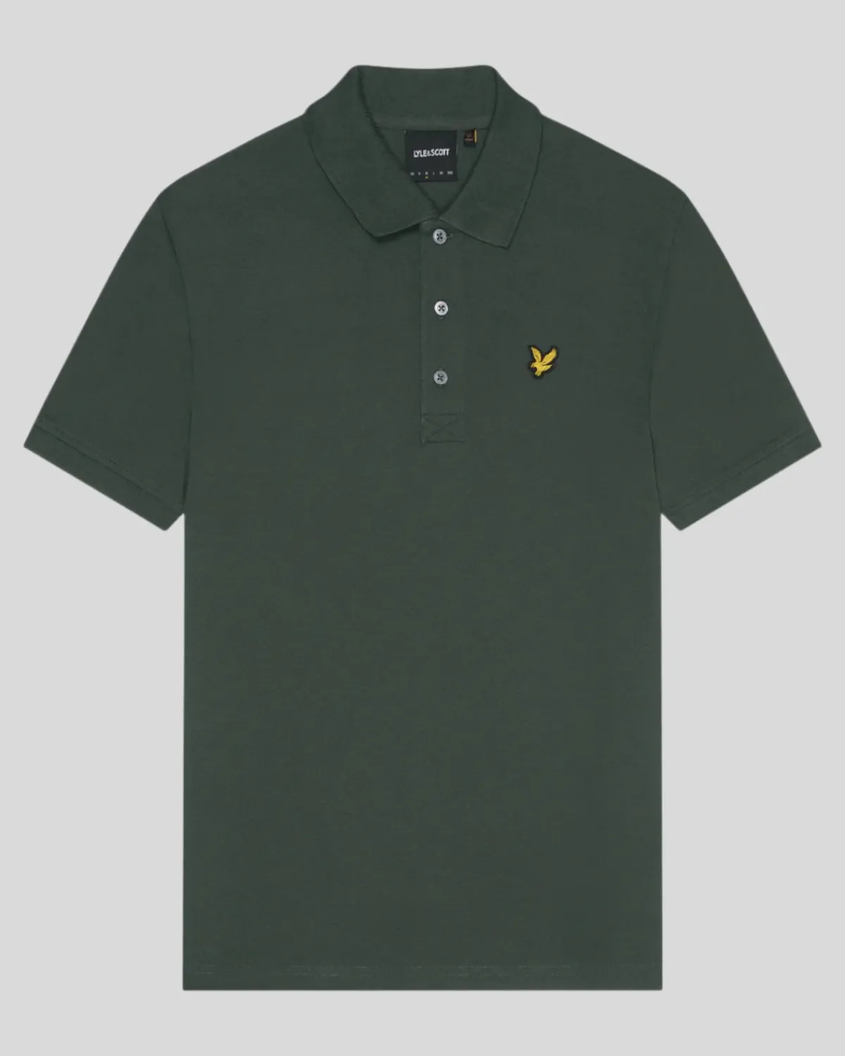 einfarbiges_polohemd_0-16.webp Lyle & Scott Groß & Groß | Übergrößen<Einfarbiges Polohemd DeepGreen