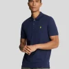 Lyle & Scott Grundlegendes | Polohemden<Einfarbiges Polohemd Marine