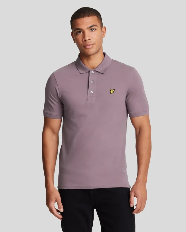 Lyle & Scott Polohemden<Einfarbiges Polohemd HighlandMauve