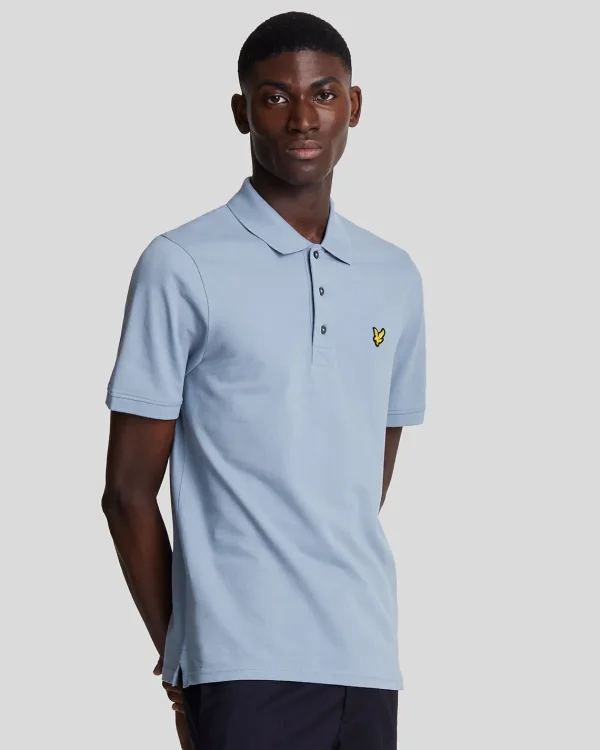 Lyle & Scott Polohemden<Einfarbiges Polohemd CraftedBlue