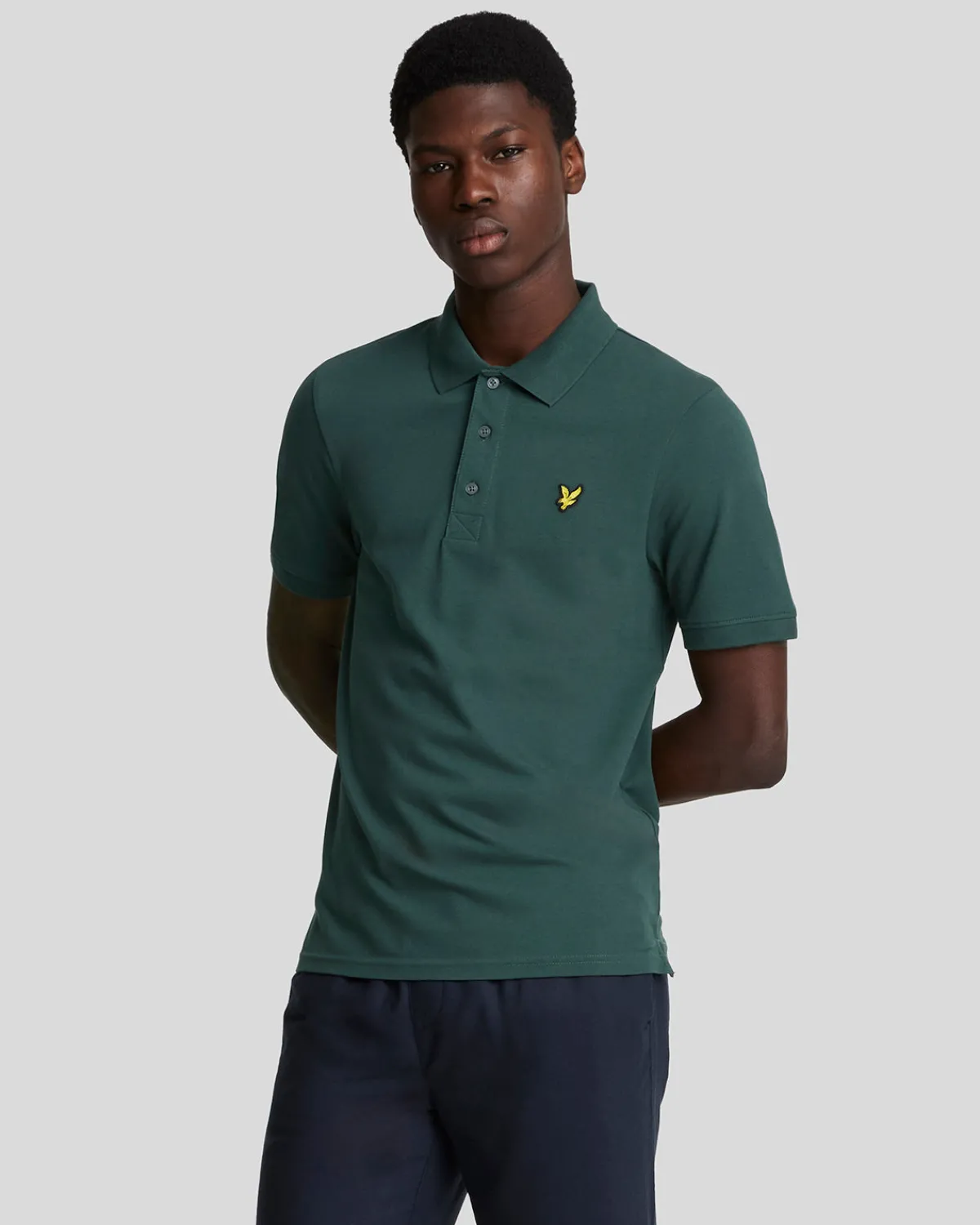 einfarbiges_polohemd_0-38.webp Lyle & Scott Polohemden<Einfarbiges Polohemd ArgyleTeal