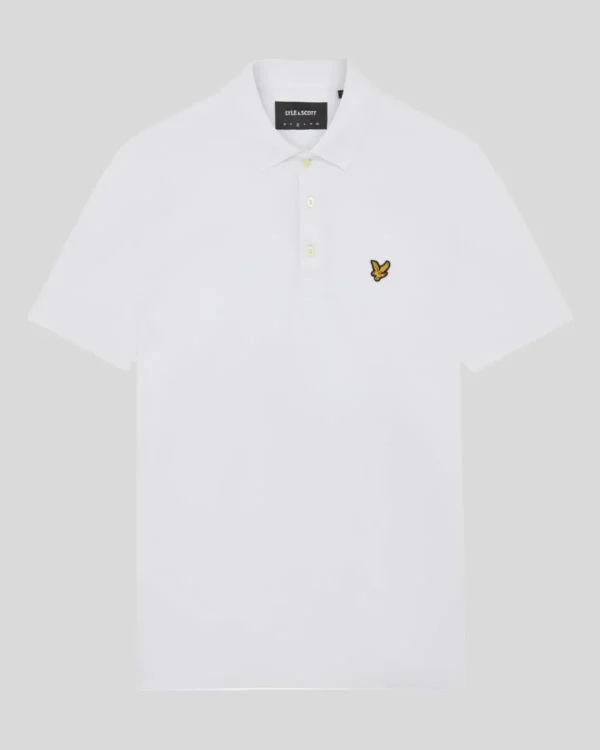 Lyle & Scott Groß & Groß | Übergrößen<Einfarbiges Polohemd Weiss