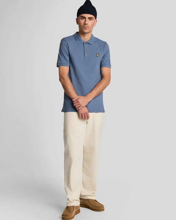 Lyle & Scott Polohemden<Einfarbiges Polohemd MistBlue