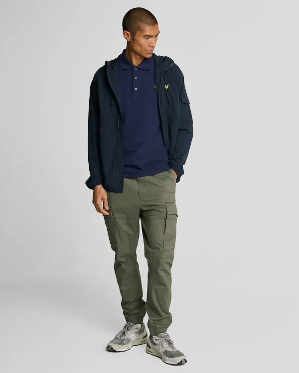 Lyle & Scott Grundlegendes | Polohemden<Einfarbiges Polohemd Marine