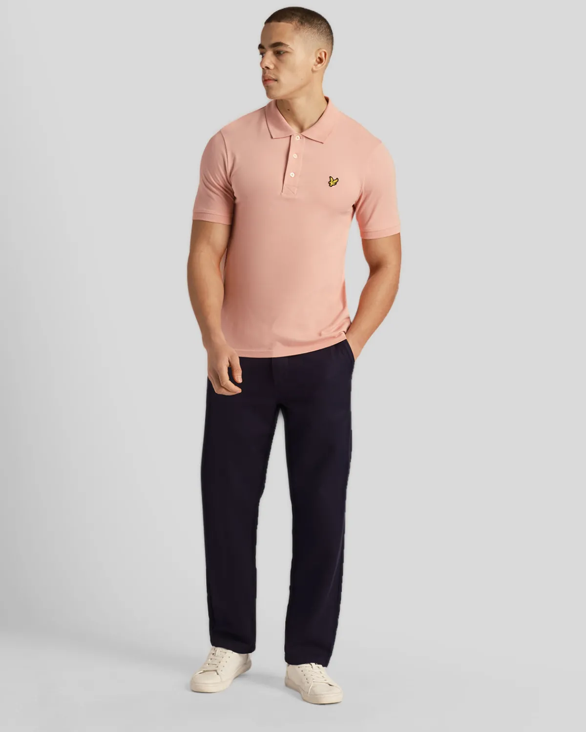 einfarbiges_polohemd_1-8.webp Lyle & Scott Polohemden<Einfarbiges Polohemd PalmPink