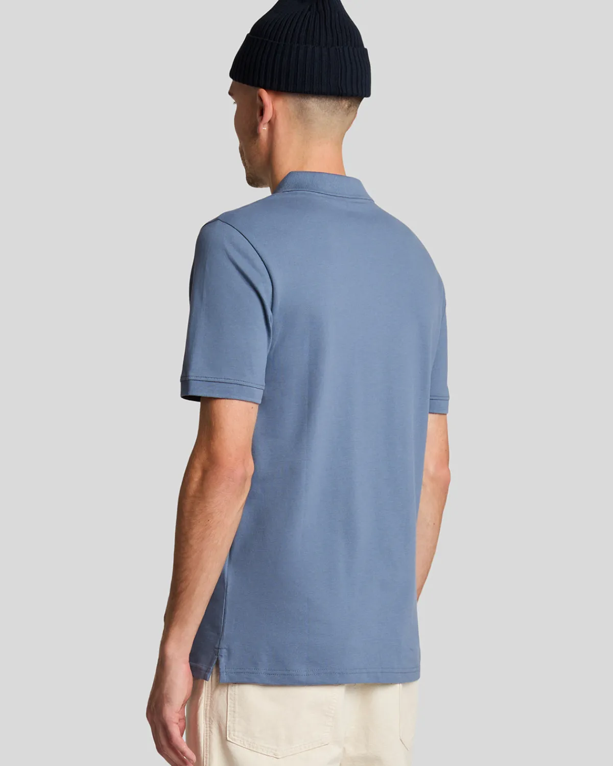 einfarbiges_polohemd_2-15.webp Lyle & Scott Polohemden<Einfarbiges Polohemd MistBlue