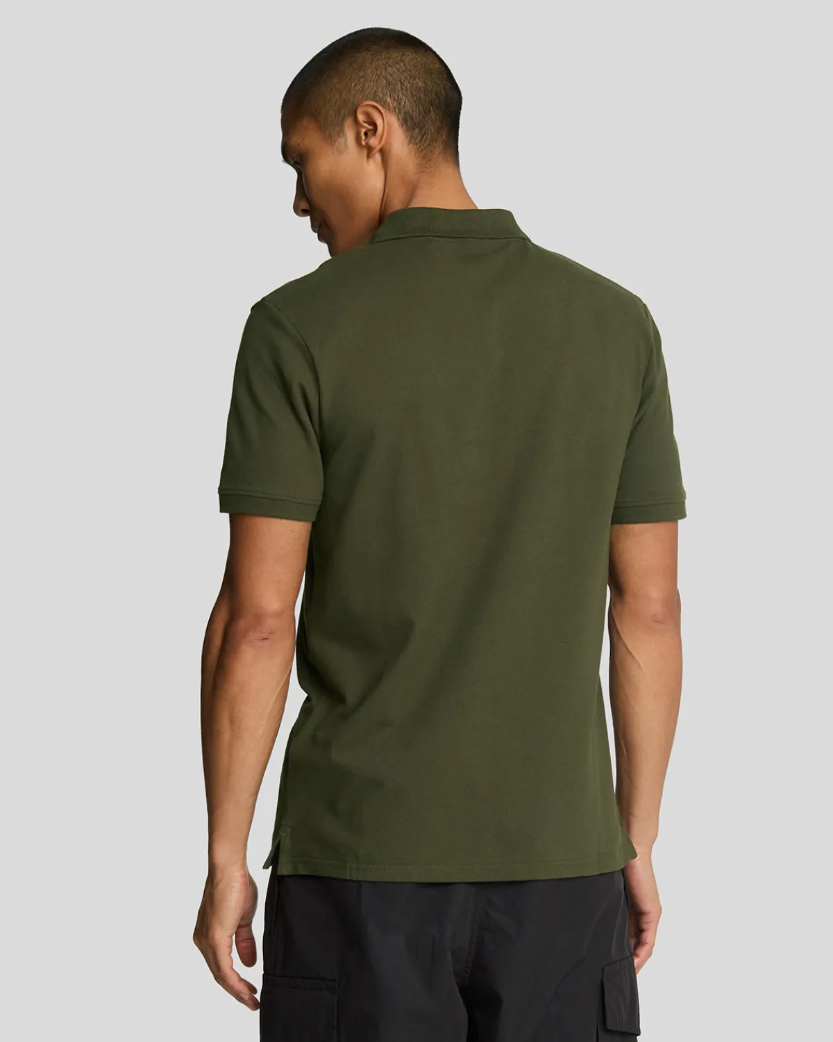einfarbiges_polohemd_2.webp Lyle & Scott Grundlegendes | Polohemden<Einfarbiges Polohemd Olive