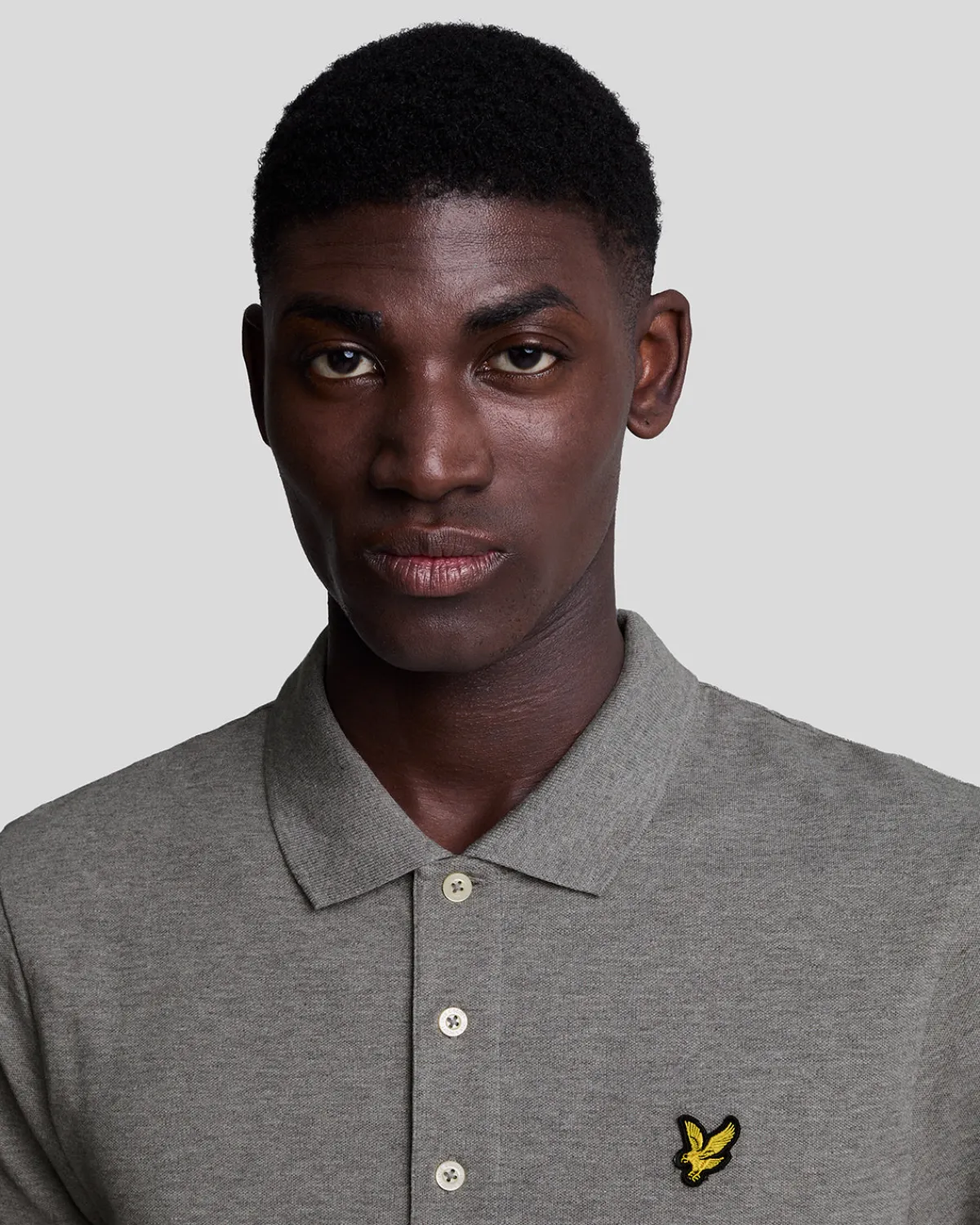 einfarbiges_polohemd_3-1.webp Lyle & Scott Grundlegendes | Polohemden<Einfarbiges Polohemd MidGreyMargel