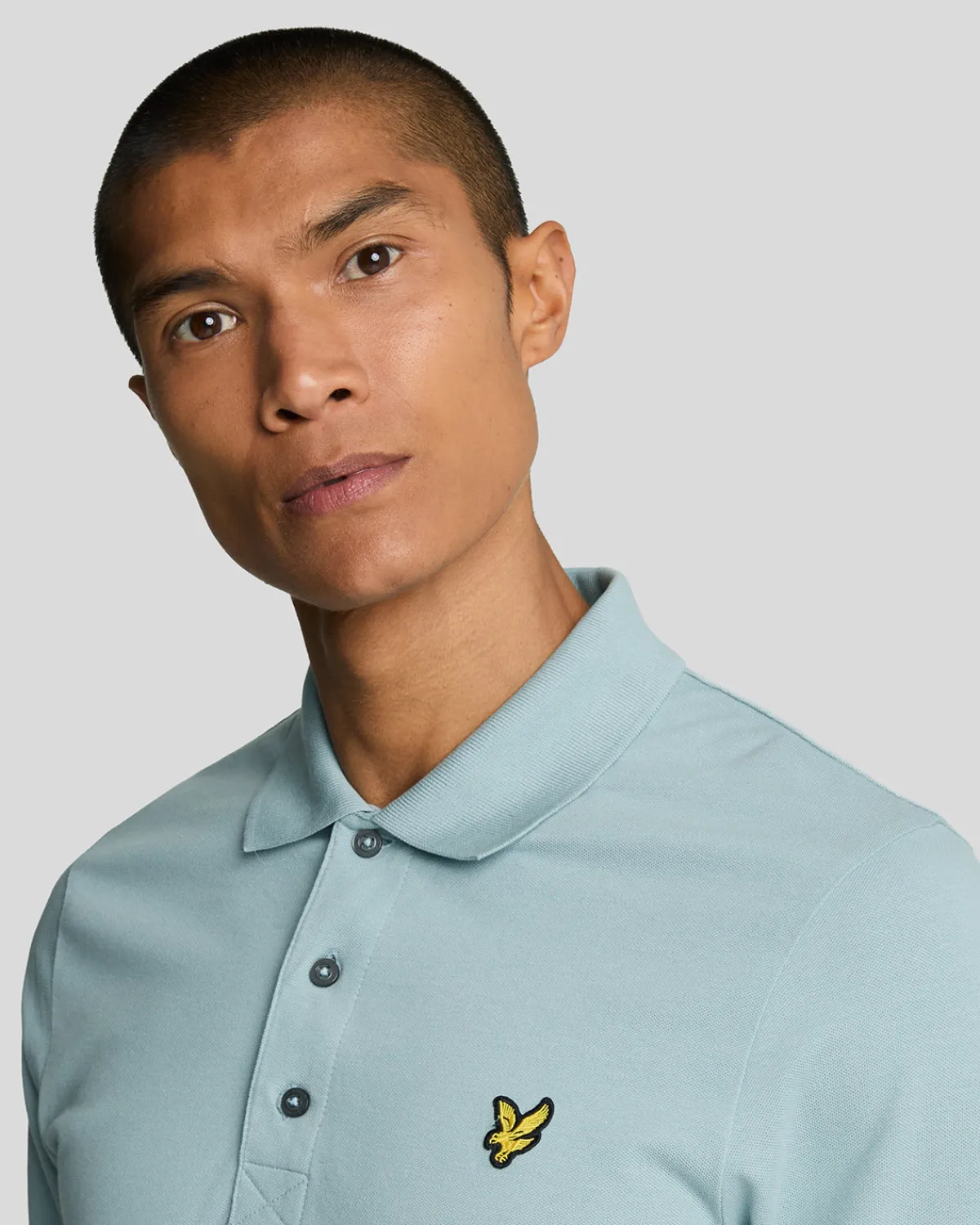 einfarbiges_polohemd_3-10.webp Lyle & Scott Polohemden<Einfarbiges Polohemd BlueSmoke