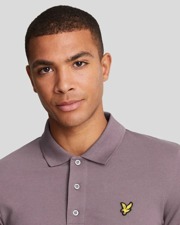Lyle & Scott Polohemden<Einfarbiges Polohemd HighlandMauve