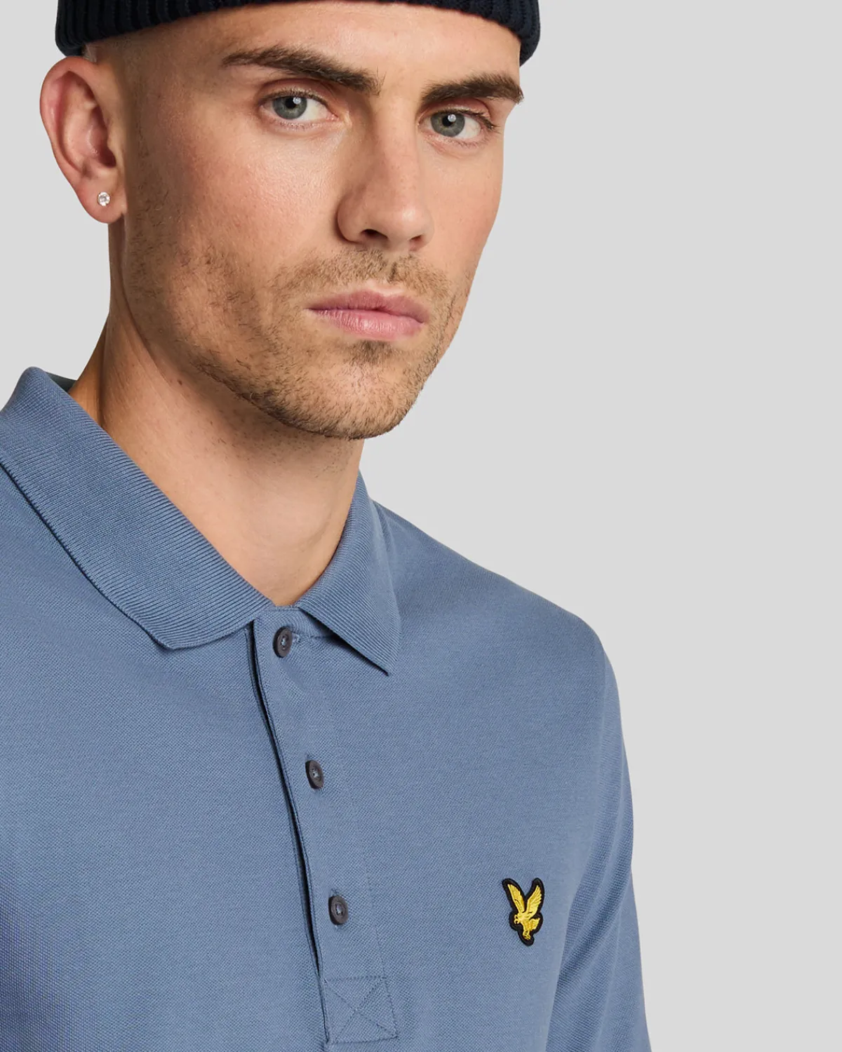 einfarbiges_polohemd_3-15.webp Lyle & Scott Polohemden<Einfarbiges Polohemd MistBlue