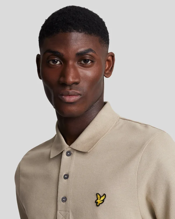 Lyle & Scott Polohemden<Einfarbiges Polohemd HeritageTaupe
