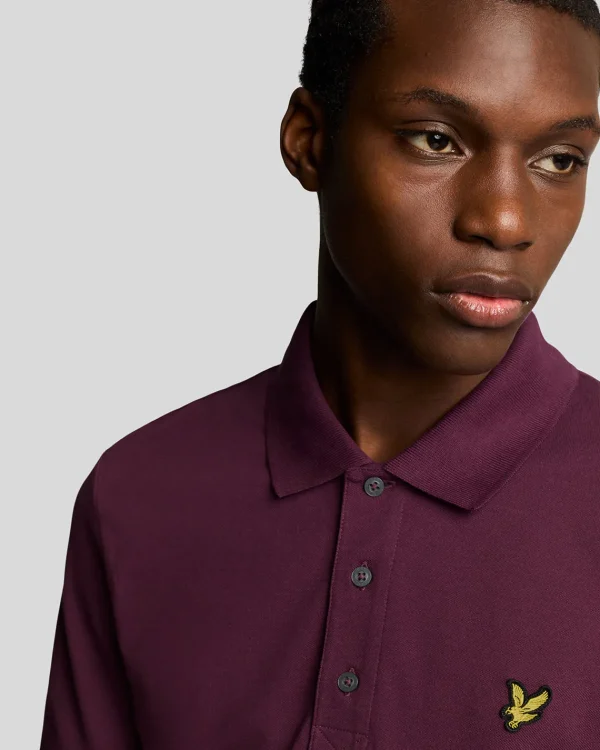 Lyle & Scott Polohemden<Einfarbiges Polohemd WeaversClaret